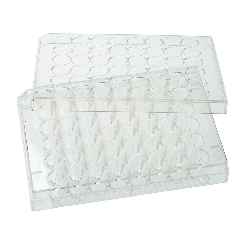 CELLTREAT 48 Well TCT Plate with Lid, 100/Case, Sterile, #229148 - Image 1 of 1