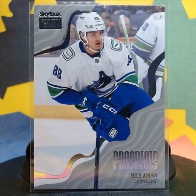 Nils Aman Prospects NHL Metal Universe Card #PP44 Canucks 2022-23 Skybox - Image 1 of 3