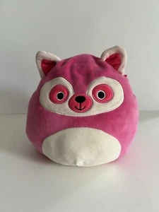 Squishmallows 8” Lucia Rosa Mapache Suave Peluche Kellytoy - Imagen 1 de 9