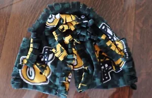 Green Bay Packers Vliesschal ~ lustige Fransen ~ handgefertigt ~ 60 Zoll - Bild 1 von 3