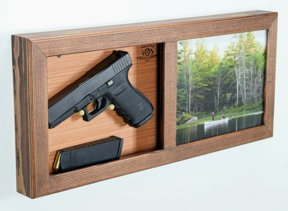 EDC storage compartment, concealed firearm furniture, 2A self defense cabinet TB - Image 1 of 4