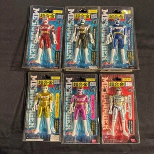 superalloy Mega Ranger Figure 6 Color BANDAI 6 pieces Set used from Japan - Picture 1 of 2