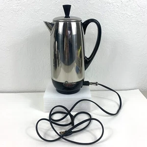 VTG Farberware Superfast Coffee Percolator Model 142B Fully Automatic 12 Cups - Picture 1 of 12