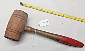 Mazo, mazo tallador de madera vintage para carpinteros, pesa 11 oz., 12" de largo - Imagen 1 de 5