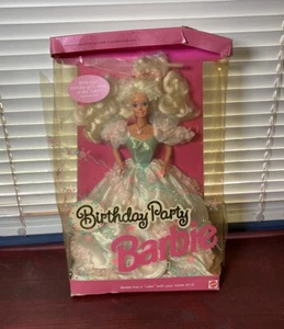 Vintage Birthday Party Barbie in beschädigter Box NRFB 1992 Mattel - Bild 1 von 11