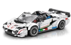 1:24 LAMBORGHINI AVENTADOR SVJ 382 Pc Building Bricks Reobrix - NO BOX- NEW! - Picture 1 of 12