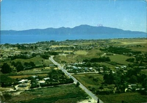 Neuseeland Wellington Raumati Richtung Kapti Luftaufnahme 1974 Postkarte - Bild 1 von 2