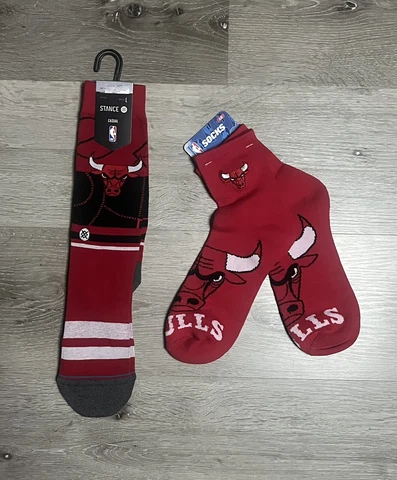 Stance Chicago Bulls Socks infiknit Vintage Nba Bulls Socks Fbf Brand Sz L  lot Cover