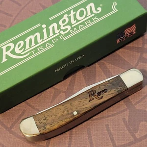 Remington UMC Knife Made In USA R41 Two Blade Bullet Trapper Wood Handles - Picture 1 of 8