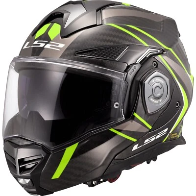 Motorcycle Helmet 3XL - LS2 FF901 Advant X Carbon Future II 2 Flip up Fluo - Image 1 of 4
