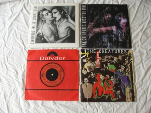 CREATURES (SIOUXSIE AND THE BANSHEES) 7" JOB LOT inc. RARE PROMO SINGLE - Picture 1 of 14