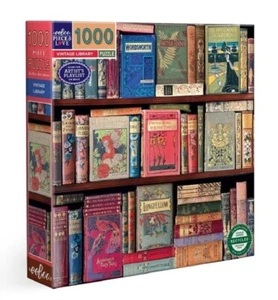 Rompecabezas Eeboo 1000 piezas - Biblioteca vintage - Imagen 1 de 1