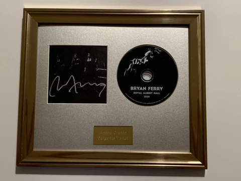 SIGNED/AUTOGRAPHED BRYAN FERRY - ROYAL ALBERT HALL 2020 FRAMED CD PRESENTATION Cover
