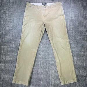 Pantaloni da lavoro Filson Draftsman tela 40x34 vestibilità 39x32 chino oliva invecchiati - Foto 1 di 24