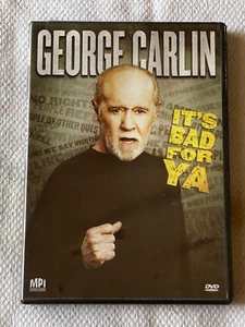George Carlin: It's Bad for Ya DVD STAND UP COMEDY 14th and Final HBO series - Imagen 1 de 3