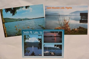 Lot of (3) Smith Mountain Lake in Virginia Scenic Postcards (UNPOSTED) - Bild 1 von 7