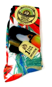 Calcetines Margartitaville estampado gráfico tucán - Imagen 1 de 2