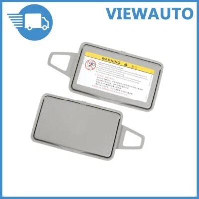 Pair Front Sun Visor Mirror Frame Fits Mercedes-Benz E320 E550 E500 LH&RH Foto 1 de 4