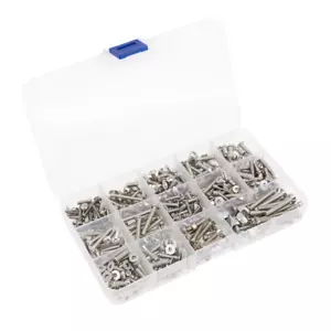 NUEVO Powerhobby Caja de Tornillos de Acero Inoxidable 433 piezas Axial 1/6 SCX6 - Imagen 1 de 3