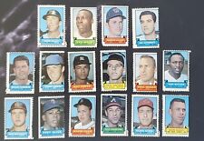 1969 Topps Baseball  Assorted stamps 16 Total, No Duplicates!  Vintage