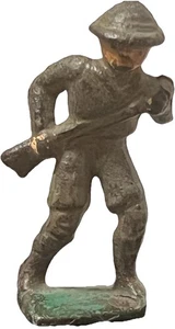 GREY IRON Cast Soldier RARE #G91 BRITISH INFANTRY - Picture 1 of 2