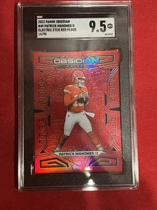 2023 Panini Obsidian Patrick Mahomes II #49 Red Electric Etch /90 SGC 9,5 - Foto 1 di 8