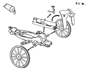 Hat 1/72 Scale WWI British QF4.5 inch Howitzer Model Kit -Contains 1 Sprue -8243 - Picture 1 of 2