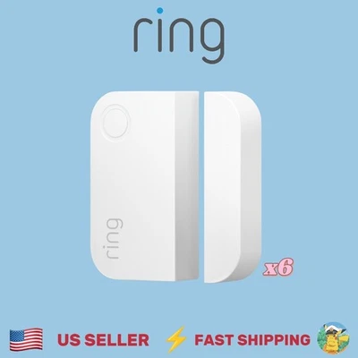 Ring - Alarm Contact Sensor (2nd Gen) (6-Pack) - White - Image 1 of 4