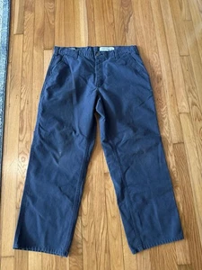 Carhartt Herren Navy Dungaree Fit Hose Größe 36 x 28,5 - Bild 1 von 8