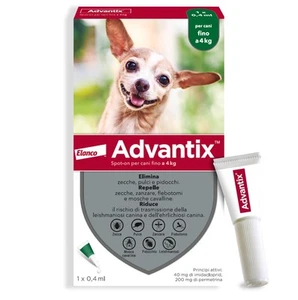 ® Spot on antiparassitario per Cani da 25 kg a 40 Kg 4 pipette da 4,0 ml Elimina - Foto 1 di 72