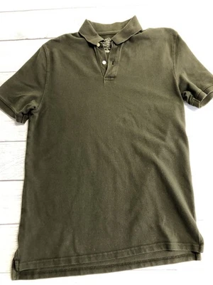 Camisa Polo St. John's Bay Para Hombre Pequeña Verde Legado Piqué Algodón Manga Corta Foto 1 de 4