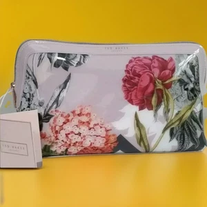 TED BAKER " GENNIE" PALACE GARDENS COSMETIC/TOILETRIES BAG PINK FLORAL - Picture 1 of 9