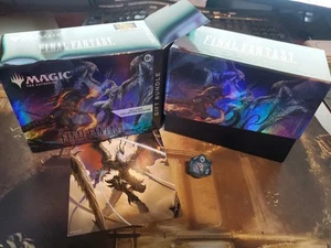MTG Final Fantasy Confezione Regalo Vuota E Die Magic The Gathering - Senza Carte - Foto 1 di 9