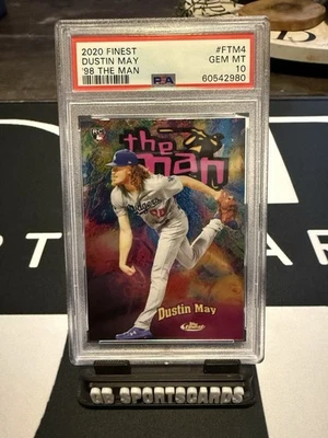 2020 Topps Finest - Finest the Man Dustin May #FTM-4 (RC) PSA 10 - Image 1 of 2