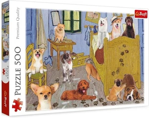 NUEVO Rompecabezas Trefl 500 Piezas Vincent's Bedroom: Puppy Revolution - Imagen 1 de 2