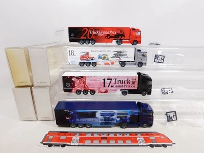 4X WIKING H0 1:87 LKW MB Truck Grand Prix 2002 2003 2004 2005 TOP+Box #DH541-1 - Immagine 1 di 4