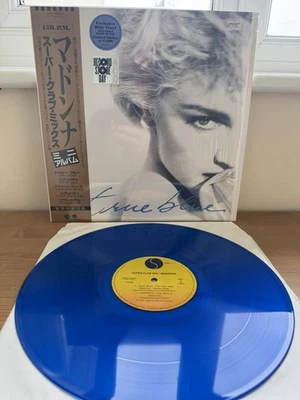 Madonna True Blue EP Rare Mixes RSD Blue Vinyl Japan Replica Mint - Image 1 of 4