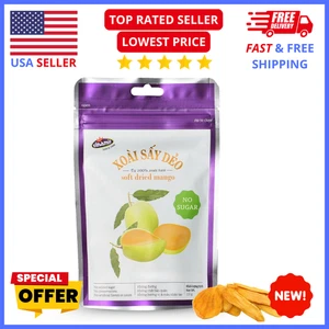 Vinamit Soft Dried Mango – No Sugar Added Vegan Gluten‑Free Fruit Snack - Picture 1 of 14