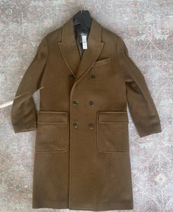 Jcrew Rivington English Camelhair Double Breasted Polo Coat sz 40 - Picture 1 of 13