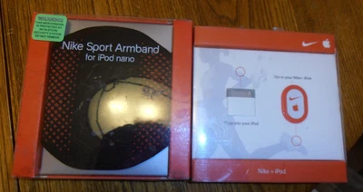 NIP- NIKE SPORT ARMBAND FOR iPOD NANO & NIKE +iPOD LOT OF 2 - Image 1 of 4