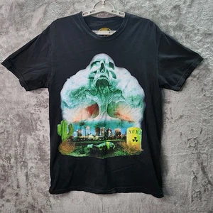 FaZe Clan Nuke Squad Skull Mushroom‑Cloud Graphic T‑Shirt Men’s Medium Black - Picture 1 of 7