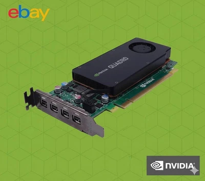 NVIDIA QUADRO K1200 4GB GDDR5 PCIE 4X DP SCHEDA VIDEO USATA COME NUOVA GRADO A++ - Immagine 1 di 4