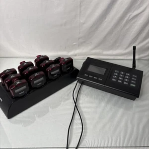 HME Wireless Guest Call IQ Paging System 12 Bay Base, 10 Pager funktionstüchtig - Bild 1 von 7