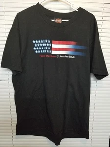 Harley Davidson's Top's New York American Pride manga corta talla XL EE. UU. - Imagen 1 de 4
