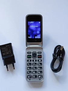 Doro DFC 0160 Handy - grau- Ohne SIMlock -Sehr gut - Bild 1 von 12