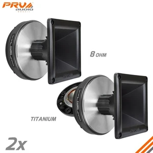 2x PRV Audio D280Ti-S 1" Titanium PRO Driver 320 Watts 8Ω + WG11-25 Black Horn - Picture 1 of 11
