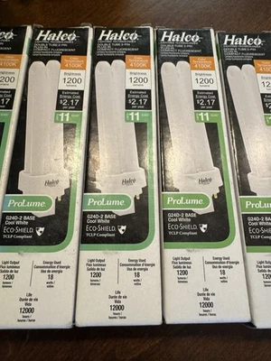 7 ~ NEW Halco 109156 ProLume Double Tube Plug-In Lamps PL18D/41/ECO Lighting - Image 1 of 4