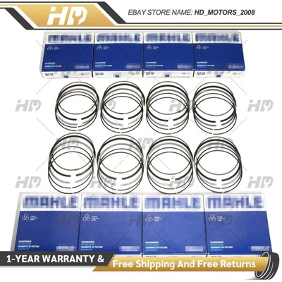 8x Piston Rings 87mm STD For BMW 740i E60 540i 740Li E61 E65 E66  4.0L V8 N62B40 - Image 1 of 4