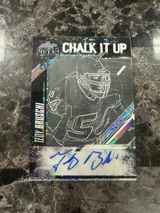 2025 Leaf Metal Tedy Bruschi Chalk It Up Auto 4/10 @QL16 - Picture 1 of 2