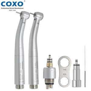 COXO Dental LED Turbina de Alta Velocidad Pieza de Mano Fibra Óptica para Acoplador Rápido Roto - Imagen 1 de 48